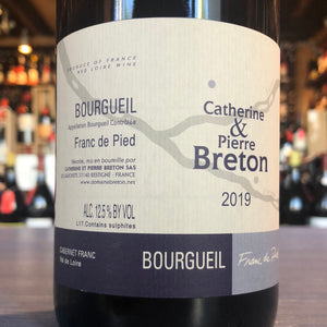 CATHERINE & PIERRE BRETON BOURGUEIL FRANC DE PIED 2019