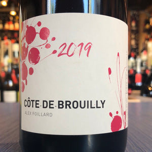 ALEX FOILLARD COTE DE BROUILLY 2019