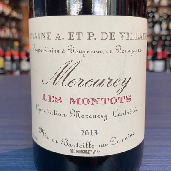 DOMAINE A & P DE VILLAINE LES MONTOTS 2013